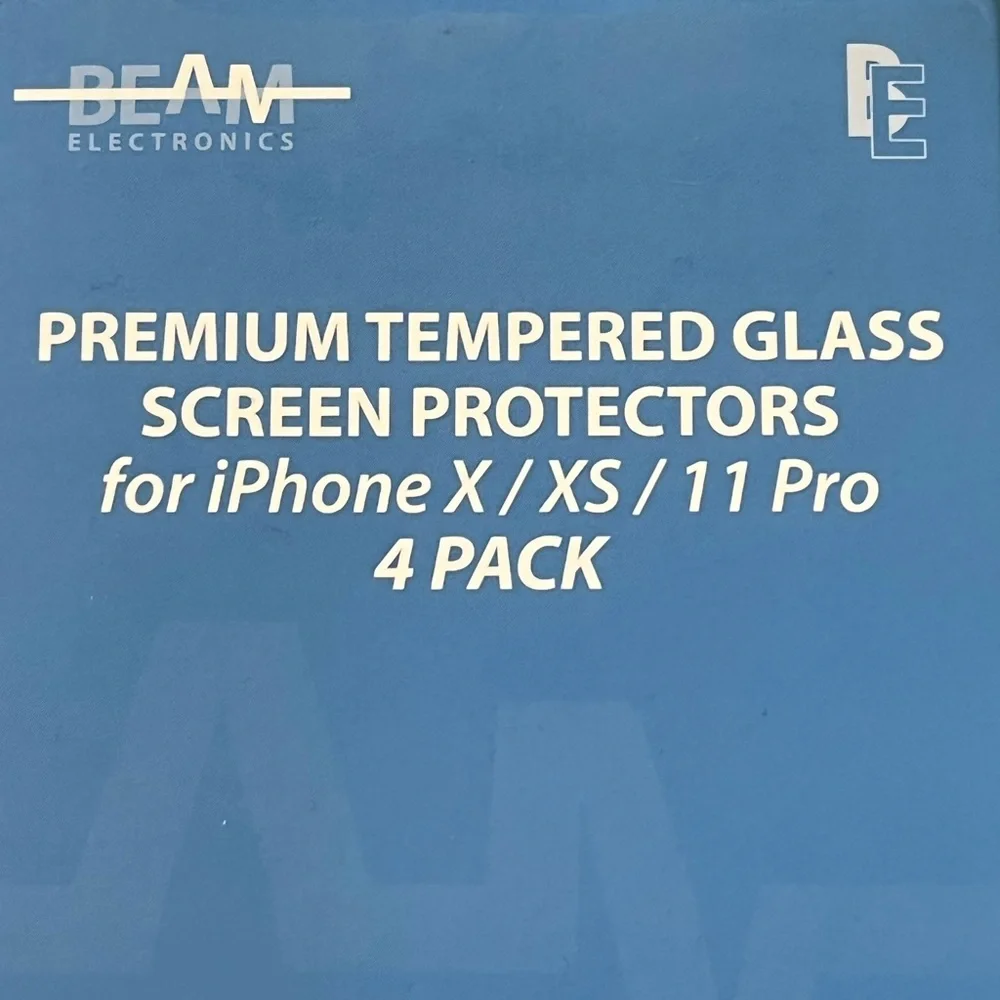 iPhone X / XS tempered glass screen protector (3)